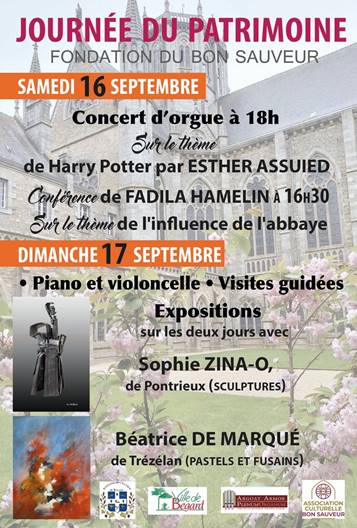 Sophie Zina’O – Journée du Patrimoine – Exposition du 8 au 17 septembre