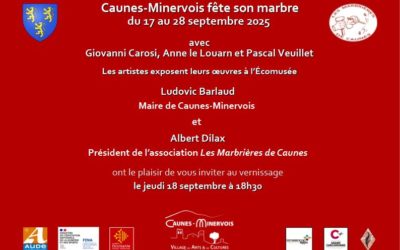 Anne Le Louarn et Giovanni Carosi en Symposium à Caunes Minervois