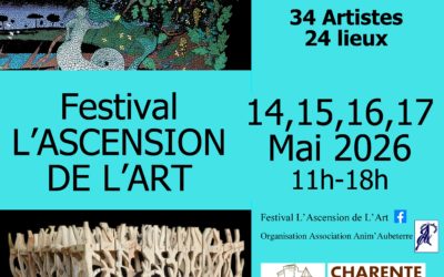Anne Le Louarn au Festival  » L&rsquo;ascension de l&rsquo;Art » – Aubeterre sur Dronne ( 16)