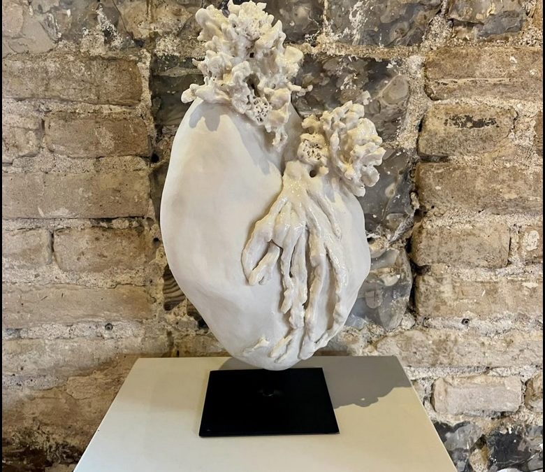 Pascale Morin- Sculptures Porcelaine au Printemps de la Céramique