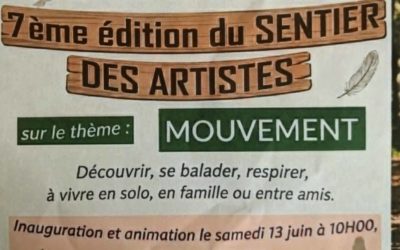 Patricia Lemort et Anthony Boeffard performent sur le Sentier des Artistes (Ferel 56)
