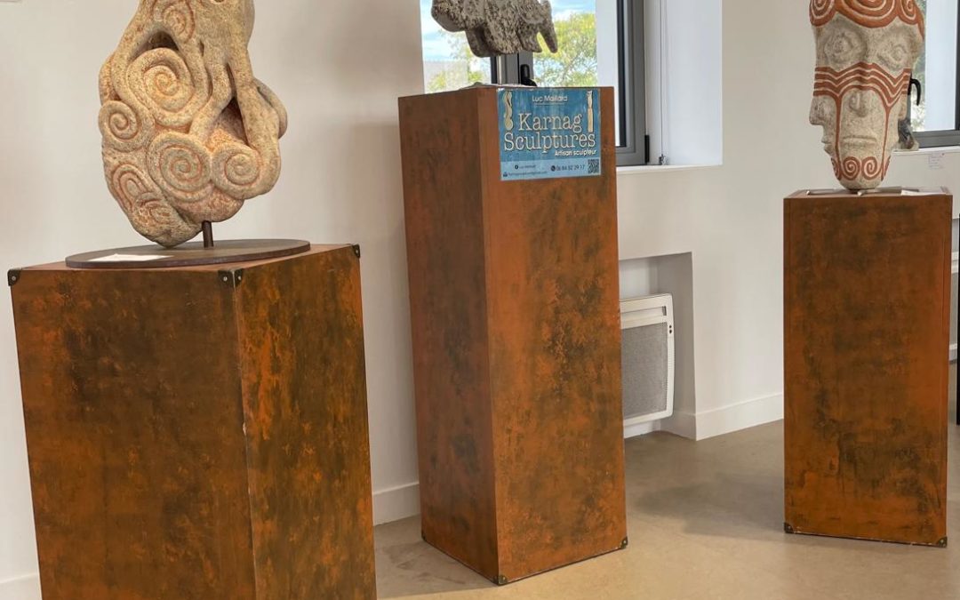 Visite partagée…. Sculpteurs Bretagne à l&rsquo;espace Keruzen- Saint-Gildas-de-Rhuys